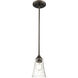 Natalie 1 Light 5 inch Rubbed Bronze Mini-Pendant Ceiling Light
